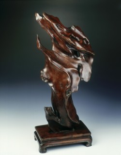 Jichimu wood natural sculpture, early Qing dynasty, China, 17th-early 18th century. Artist: Unknown