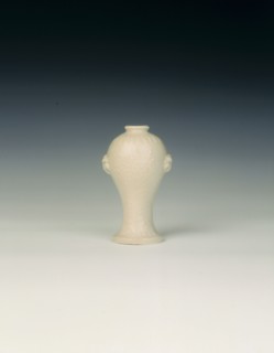 Dehua porcelain wall vase, China, 17th century. Artist: Unknown