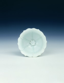 Qingbai stemcup, Yuan dynasty, China, early 14th century. Artist: Unknown