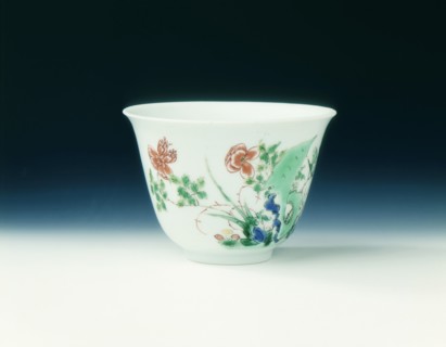 Famille verte cup, Qing dynasty, Kangxi period, China, 1662-1722. Artist: Unknown