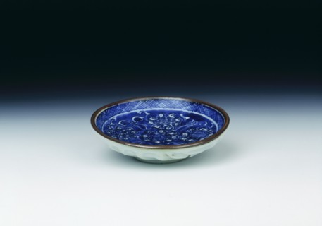 Blue and white Shonsui-style saucer, Japan, 19th century. Artist: Unknown