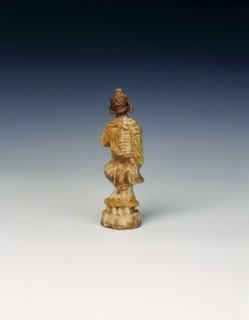 Figure of an Asiatic entertainer, Ming dynasty or earlier, China, before 1644. Artist: Unknown