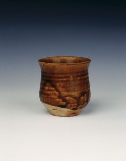 Brown glazed cup, Vietnam, 14th-early 15th century. Artist: Unknown