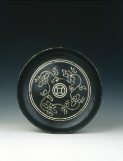 Cizhou-type black dish, Yuan dynasty, China, 1279-1368. Artist: Unknown