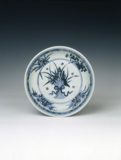 Blue and white lotus bouquet dish, Ming dynasty, Zhengtong period, China, 1436-1449. Artist: Unknown