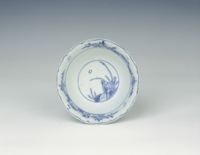 Kraak blue and white bowl with birds and flowers, Ming dynasty, China, 1560-1580. Artist: Unknown