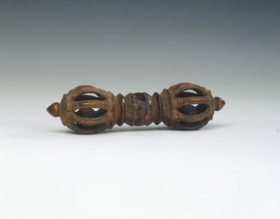 Boxwood vajra, Tibet, 18th century. Artist: Unknown