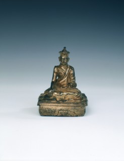 Gilt bronze Lama, Tibet, 17th century. Artist: Unknown