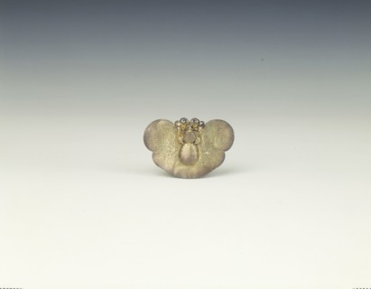 Gilt silver filigree moth hair ornament, Qing dynasty, China, late 18th century. Artist: Unknown