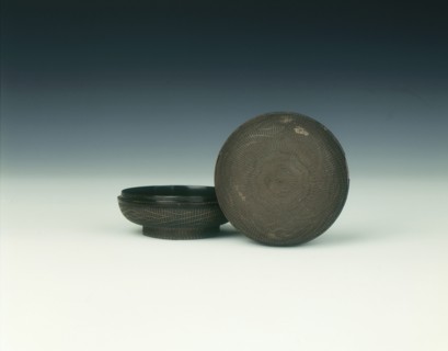 Lacquer and woven silver box, Late Ming dynasty, China, 1600-1644. Artist: Unknown