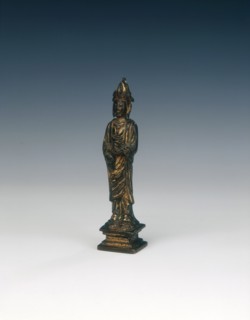 Gilt bronze standing figure, probably Guanyin, Liao dynasty, China, 11th century. Artist: Unknown