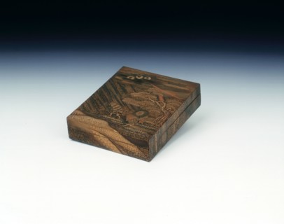 Maki-e lacquer box, late Edo Period, Japan, mid 19th century. Artist: Unknown