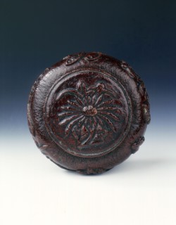Lacquered and moulded mandarin orange skin box, Qing dynasty, China, 19th century. Artist: Unknown