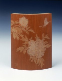 Bamboo wrist rest, Qing dynasty, China, 19th century. Artist: Unknown