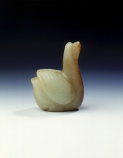 Jade goose, Song to Ming dynasty, 1200-1500. Artist: Unknown