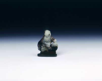 Jade group of a boy riding a fish, Ming dynasty, China, 1369-1644. Artist: Unknown