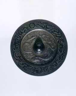 Bronze mirror decorated with six different animals, Eastern Han dynasty, China, early 3rd century. Artist: Unknown
