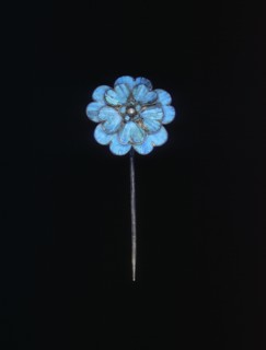 Kingfisher feather decorated hairpin, Qing dynasty, China, 19th century. Artist: Unknown