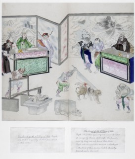 One of a set of paintings of the Ten Courts of Hell, Qing dynasty, China, c1800-1849. Artist: Unknown