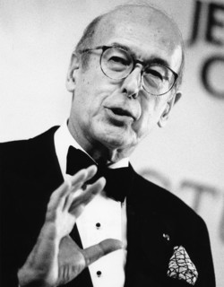 Valery Giscard d'Estaing, French centre-right politician. Artist: Unknown