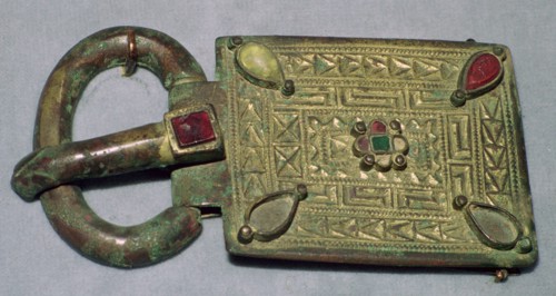Visigothic Belt-Buckle, 6th century.