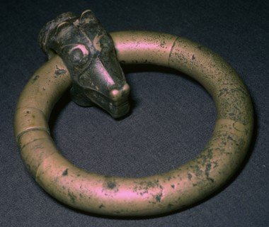 Door Ring found in a Viking grave, 9th century. Artist: Unknown
