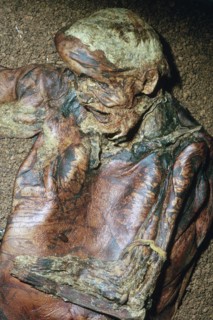 Lindow Man, found in a peat moss bog in Ireland, c2nd century BC. Artist: Unknown