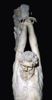 A statue of Marsyas the satyr. A Roman copy of a Hellenistic original in the style of Pergamon. Artist: Unknown