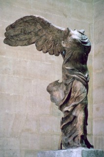 Statue of the winged Nike of Samothrace, 2nd century BC. Artist: Unknown