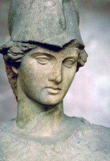 Statue of Athena a la Ciste (Athena with a helmet). Artist: Cephisodotus
