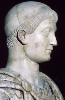 Bust of Constans I, 4th century. Artist: Unknown
