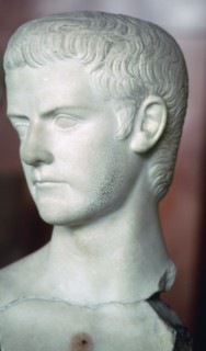 Bust of Caligula, 1st century. Artist: Unknown