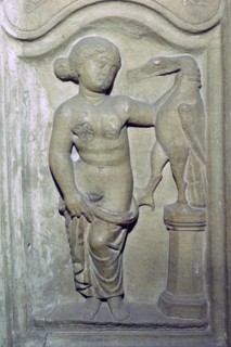 Roman relief of Leda and the Swan. Artist: Unknown