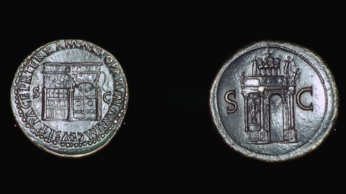 Roman coins of Nero, 1st century. Artist: Unknown