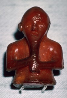 Amber Viking playing piece, 8th-11th century. Artist: Unknown