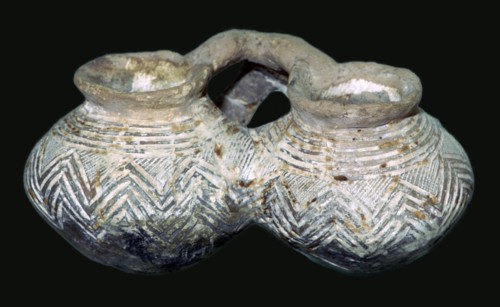 Twin beaker from Malta. 21st century BC. Artist: Unknown