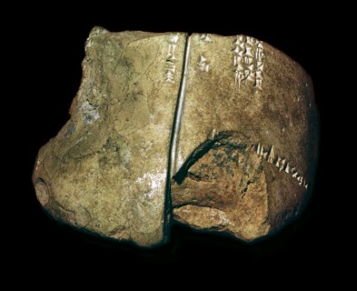 Babylonian clay model of a sheep's lung. Artist: Unknown