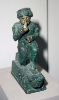 Statuette of a Babylonian worshipper, possibly Hammurabi, dedicated to the God Amurru. Artist: Unknown