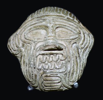 Clay mask of the demon Humbaba. Artist: Unknown
