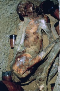 Early Egyptian burial known as 'Ginger'. Artist: Unknown