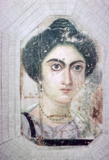 Roman period Egyptian portrait of a woman. Artist: Unknown
