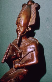 Egyptian statuette of Osiris. Artist: Unknown