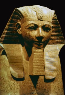Egyptian sculpture of Queen Hatsheput, 15th century BC Artist: Unknown