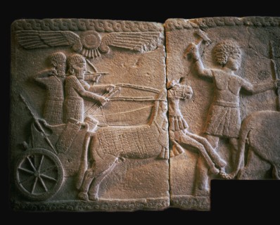 Relief of a Hittite Chariot. Artist: Unknown