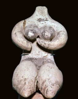 Syrian baked clay fertility figure, 5th century BC. Artist: Unknown