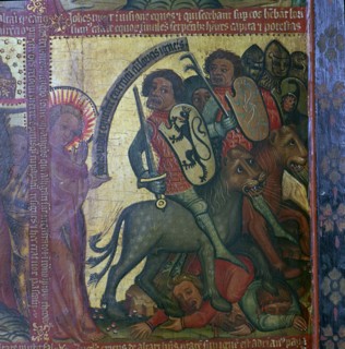 Detail from the 'Altar of the Apocalypse', 14th century. Artist: Master Bertram of Hamburg