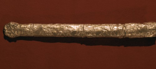 Scythian gold scabbard from Russia, 5th century. Artist: Unknown