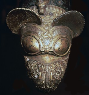 Detail of a Viking neck-yoke for a pair of horses, 10th century Artist: Unknown