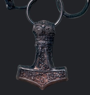 Viking 'Thor's Hammer' pendant, 10th century Artist: Unknown