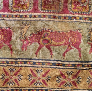 Detail of Scythian pile carpet, 5th century BC. Artist: Unknown